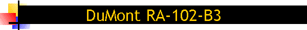 DuMont RA-102-B3