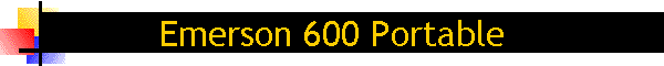 Emerson 600 Portable