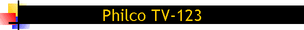 Philco TV-123